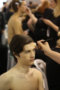 Backstage at Louis Vuitton Men's Spring 2017