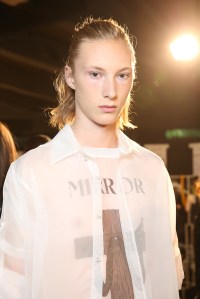 Backstage at Off-White Men's Spring 2017