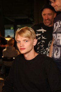 Backstage at Off-White Men's Spring 2017