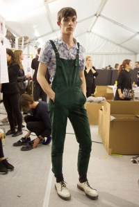 Backstage at Sacai Men's Spring 2017