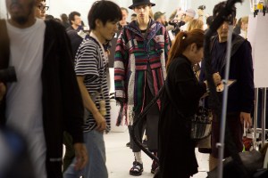 Backstage at Sacai Men's Spring 2017