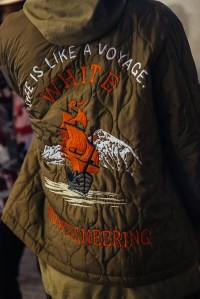 Backstage at White Mountaineering Men's Spring 2017