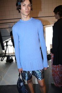 Backstage at Wooyoungmi Men's Spring 2017