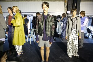 Backstage at Wooyoungmi Men's Spring 2017