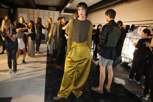 Backstage at Wooyoungmi Men's Spring 2017
