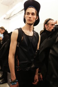 Backstage at Prada Men's Spring 2017