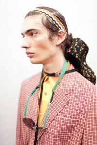 Backstage at Prada Men's Spring 2017