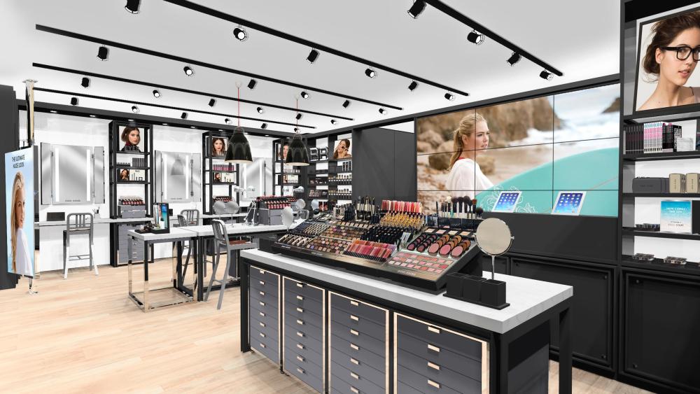 A rendering of Bobbi Brown's store in Beverly Hills.