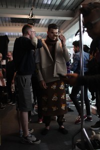 Backstage at Bobby Abley Men's Spring 2017