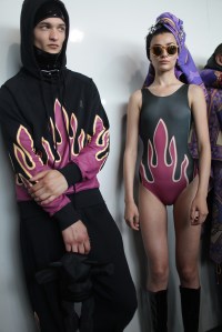 Backstage at Bobby Abley Men's Spring 2017