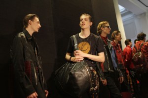Backstage at Coach Men's Spring 2017
