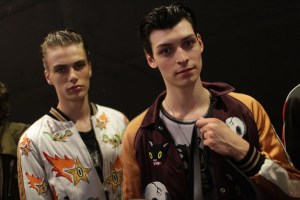 Backstage at Coach Men's Spring 2017