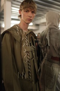Backstage at Craig Green Men's Spring 2017