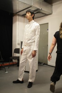 Backstage at Craig Green Men's Spring 2017