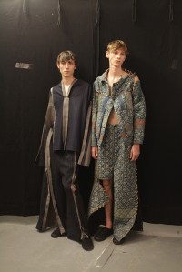 Backstage at Craig Green Men's Spring 2017