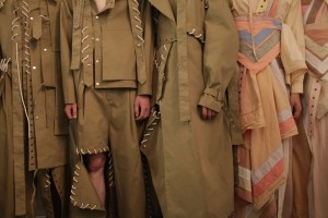 Backstage at Craig Green Men's Spring 2017
