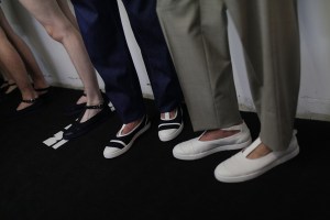 Backstage at E Tautz Men's Spring 2017