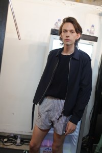 Backstage at E Tautz Men's Spring 2017