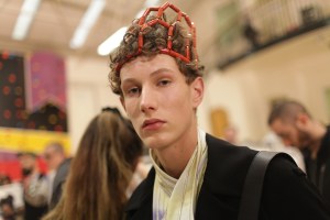 Backstage at J.W. Anderson Men's Spring 2017
