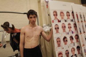 Backstage at J.W. Anderson Men's Spring 2017