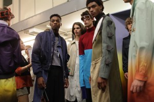 Backstage at J.W. Anderson Men's Spring 2017
