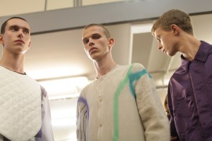 Backstage at J.W. Anderson Men's Spring 2017