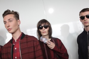 Backstage at Oliver Spencer Men's Spring 2017