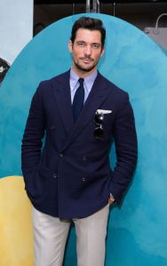 David Gandy burberry party regent street london collections men spring 2017