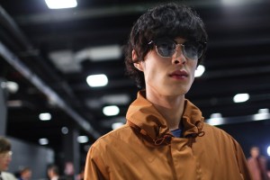 Backstage at Canali Men's Spring 2017