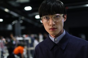 Backstage at Canali Men's Spring 2017