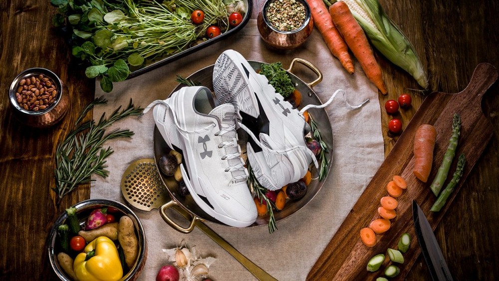 Stephen Curry Under Armour sneakers.