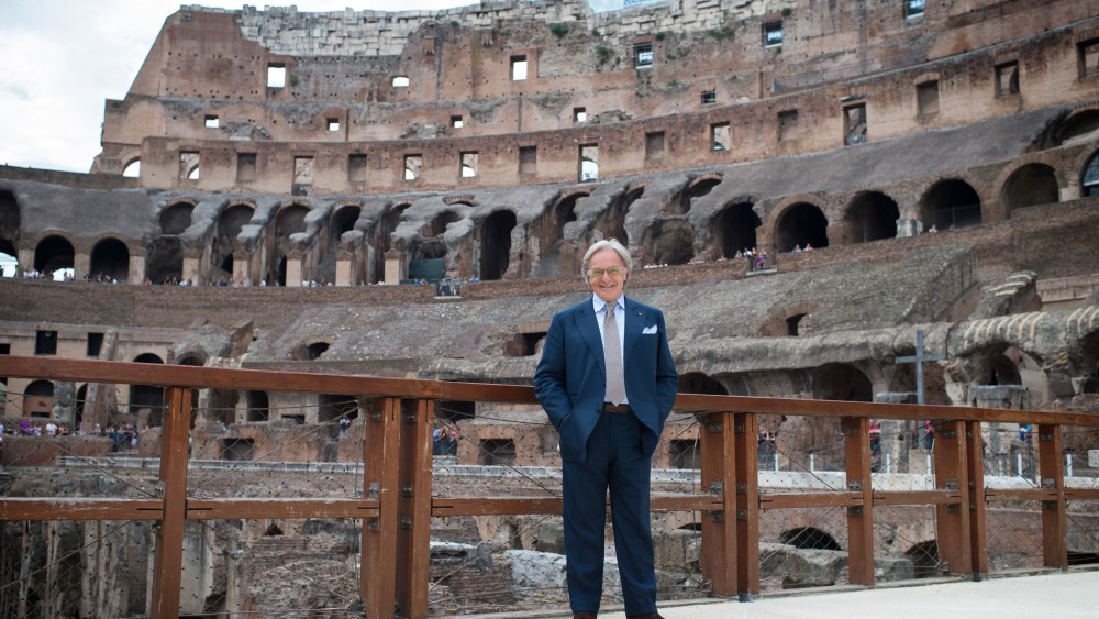 Diego Della Valle at the Colosseum restoration