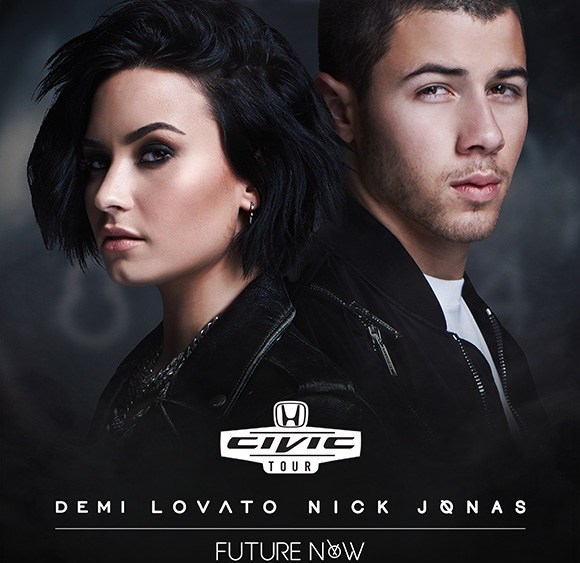 demi lovato nick jonas tour poster