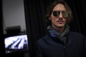 Backstage at Emporio Armani Men's Spring 2017
