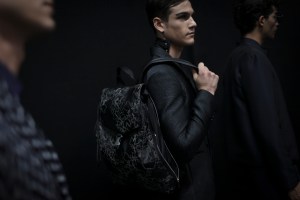 Backstage at Emporio Armani Men's Spring 2017