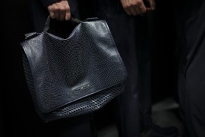 Backstage at Emporio Armani Men's Spring 2017