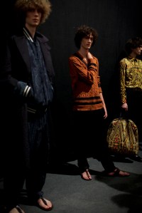 Backstage at Etro Men's Spring 2017