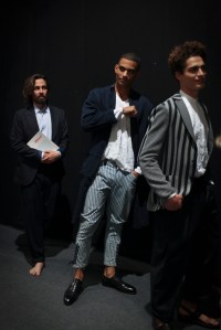 Backstage at Etro Men's Spring 2017