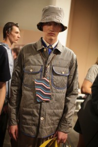 Backstage at Fendi Men's Spring 2017