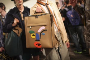 Backstage at Fendi Men's Spring 2017