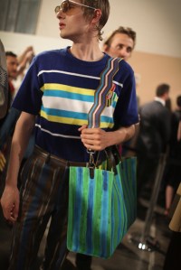 Backstage at Fendi Men's Spring 2017