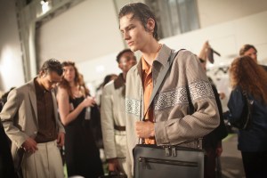 Backstage at Fendi Men's Spring 2017