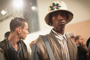 Backstage at Fendi Men's Spring 2017