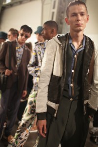 Backstage at Fendi Men's Spring 2017