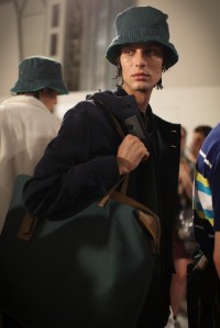 Backstage at Fendi Men's Spring 2017
