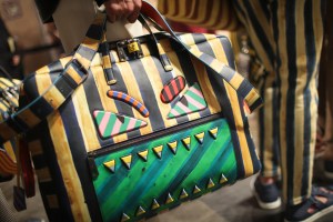 Backstage at Fendi Men's Spring 2017