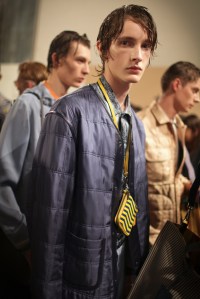 Backstage at Fendi Men's Spring 2017