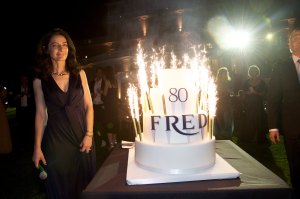 Rachel Marouani at the Fred party at Cap Estel