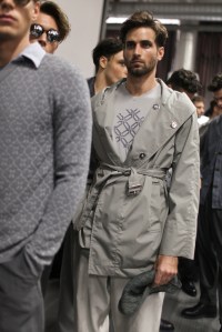 Backstage at Giorgio Armani Men's Spring 2017