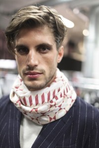 Backstage at Giorgio Armani Men's Spring 2017